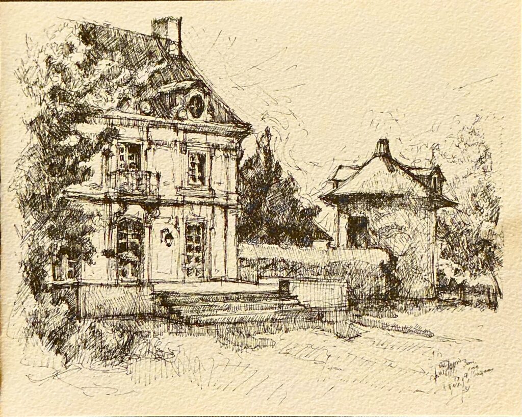 Design du Manoir de l'Humeau a la main